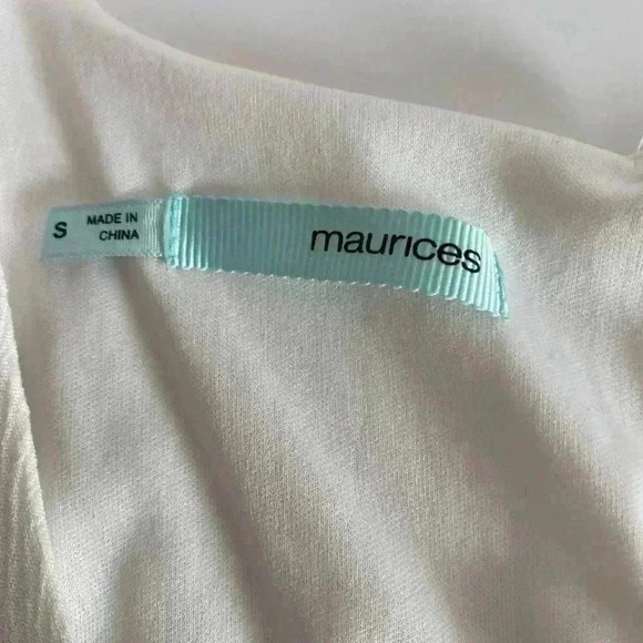 Maurices Sleeveless Ivory Dress with Lace Detail - Picture 8 of 8